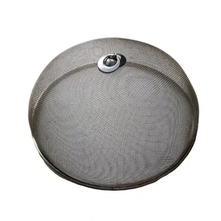 8 Compartment Snack / Veggie / Fruit Serving Container &#43; Large 34 cm Metal Mesh Food Cover