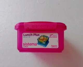 Sistema Lunch Plus 1.2L Pink Lunchbox