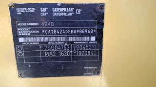 2005 Caterpillar 424D Tlb