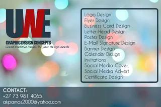 Logo Design, Business Card, Brochures, Flyers, Posters, Vinyl Stickers, Contra Vision, Rollup Banner