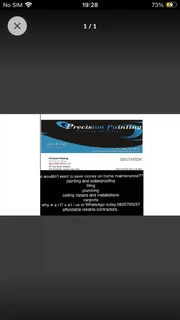 Precision painting projects