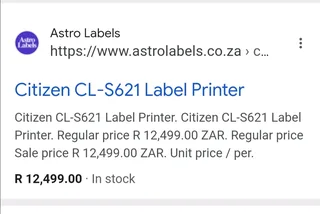Citizen CLS621 printer for sale.