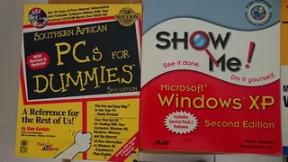 Computer books for sale.