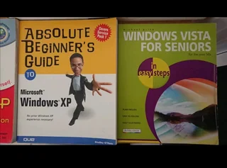 Computer books for sale.