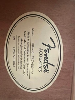 Brand new Fender guitar