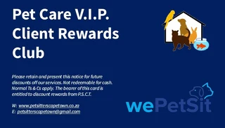 Certified Pet Sitters on the West Coast and surrounds. Established in 2010