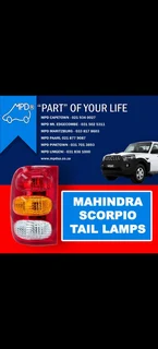FOR SALE: Mahindra Scorpio Tail Lamps – MPD Pinetown!
