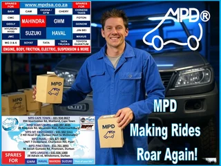 Quality spares for Chery, Tata, GWM, and more, available from MPD Pinetown