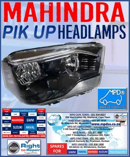 Mahinda S Series Head Lamps - Available at MPD Pinetown Now!
