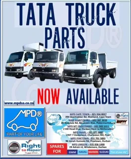 TATA Truck Spares Now Available at MPD Pinetown!