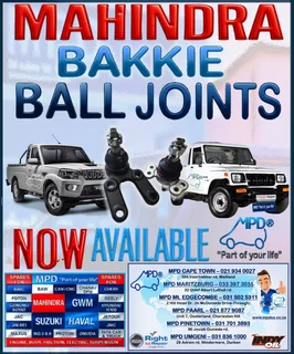 Scorpio Ball Joints avil to order @MPD Pinetown