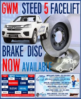 Steed 5 Facelift Brake Disc