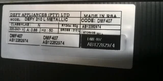 DEFY 210 Litre Metallic Chest Freezer - Like New - needs Regassing