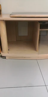 TV Cabinet with Swivel Top &amp; Shelves - Used