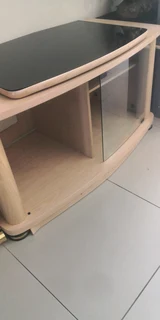 TV Cabinet with Swivel Top &amp; Shelves - Used