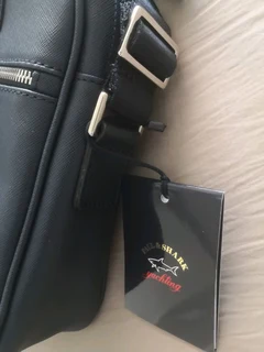 Genuine Paul &amp; Shark Blue Leather Crossbody Bag