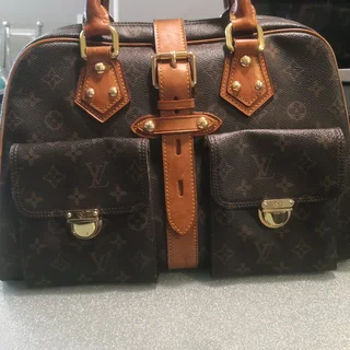 Genuine LOUIS VUITTON Manhattan Handbag - Used