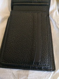 Montblanc Softgrain 6cc Wallet WITH Removable Cr Card Holder &#61; 2 ITEMS