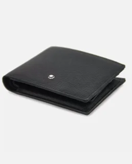 Montblanc Softgrain 6cc Wallet WITH Removable Cr Card Holder &#61; 2 ITEMS