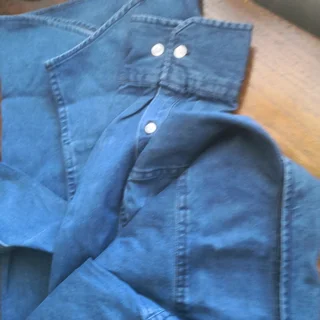 DENIM Shirt L/S Old Khaki - Brand New