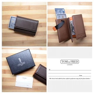 TOM &amp; FRED London Freddy Dark Brown Speed Wallet