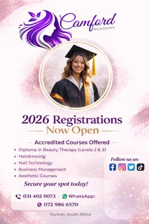 Cosmetology, Hairdressing, Aesthetic and Business management courses