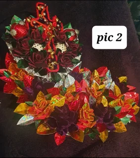 Material funeral flower arrangements