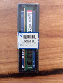 Kingston Kvr16n11/8 Value Ram 8gb Ddr3 Sdram Memory Module, 1600 Mhz, Non-ecc