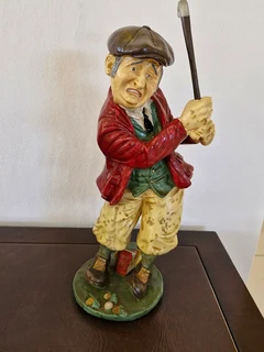 Collectors Bargain ! I have 7 Large fisherman figurines !! Hand painted !!