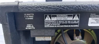 Bargain ! REDUCED ! Quality Peavey Rage 158 Guitar Amp ! Good condition !