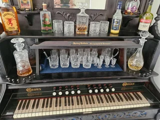 REDUCED ! SOMETHING SPECIAL ! 100 Years Old Crown Parlour Organ Restored and Converted into a BAR !