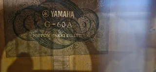 LEGENDARY ! Yamaha G60-A Nippon-Gakki Clasical Guitar in good condition !