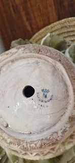 For the Collector ! Vintage, circa 1930s, Capodimonte Flower Basket !