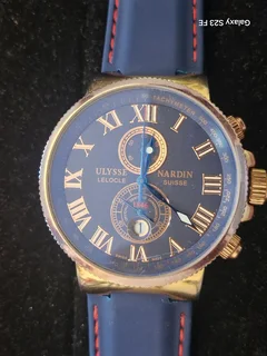 BLACK FRIDAY SALE ! Bargain ! Stunning Man&#39;s chronograph watch with new band !!