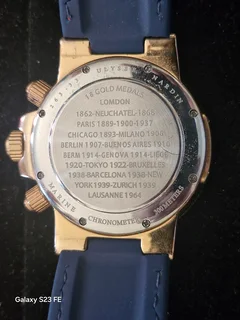 BLACK FRIDAY SALE ! Bargain ! Stunning Man&#39;s chronograph watch with new band !!