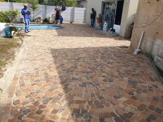 Wheat stone paving