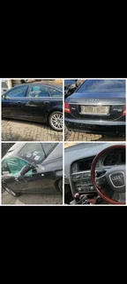 Stripping Audi A6 C6 car spare parts