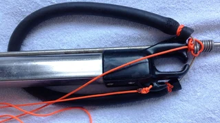 Vintage stainless steel Sea Hornet spear gun - J D Preece and Co Pty Ltd Sydney Australia