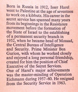 The House on Garibaldi Street - Isser Harel - the story of the hunt for Adolf Eichmann