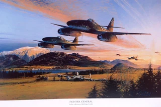 Air Combat Paintings Volume 4 - C Walker and R Taylor - Hardcover - signed by Robert Taylor