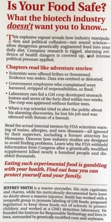Seeds of Deception - EXPOSING INDUSTRY AND GOVERNMENT LIES re safety of GE Foods - J Smith - signed