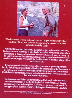 Testament to the Bushmen - Laurens van der Post and Jane Taylor