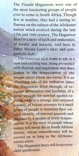 The Huguenot Story - Juliet Marais Louw - Hardcover