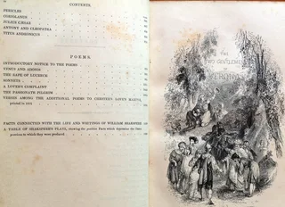 The Works of William Shakespere - His Plays and Poems - Complete in One Volume - 6th Edition - 1852