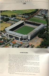 NEWLANDS 100 - One Hundred Years of Rugby at Newlands - 1890 to 1990