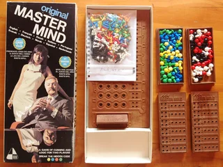 The ORIGINAL and MINI Mastermind game in one box - 1972 first release