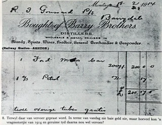 Barrydale 1880 - 1980 - A A J van Niekerk - Hardeband