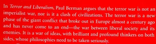 terror and liberalism - Paul Berman