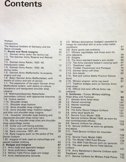 German Army Uniforms and Insignia 1933 - 1945 - Brian L Davis - Hardcover