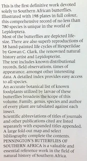 Pennington&#39;s Butterflies of Southern Africa - C G C Dickson with Dr D M Kroon - Hardcover